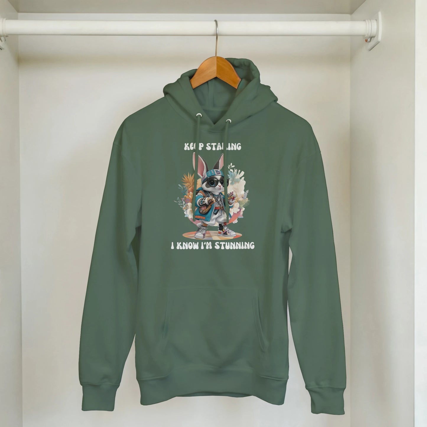Chic Street Style Bunny Hoodie - ROMAG Store