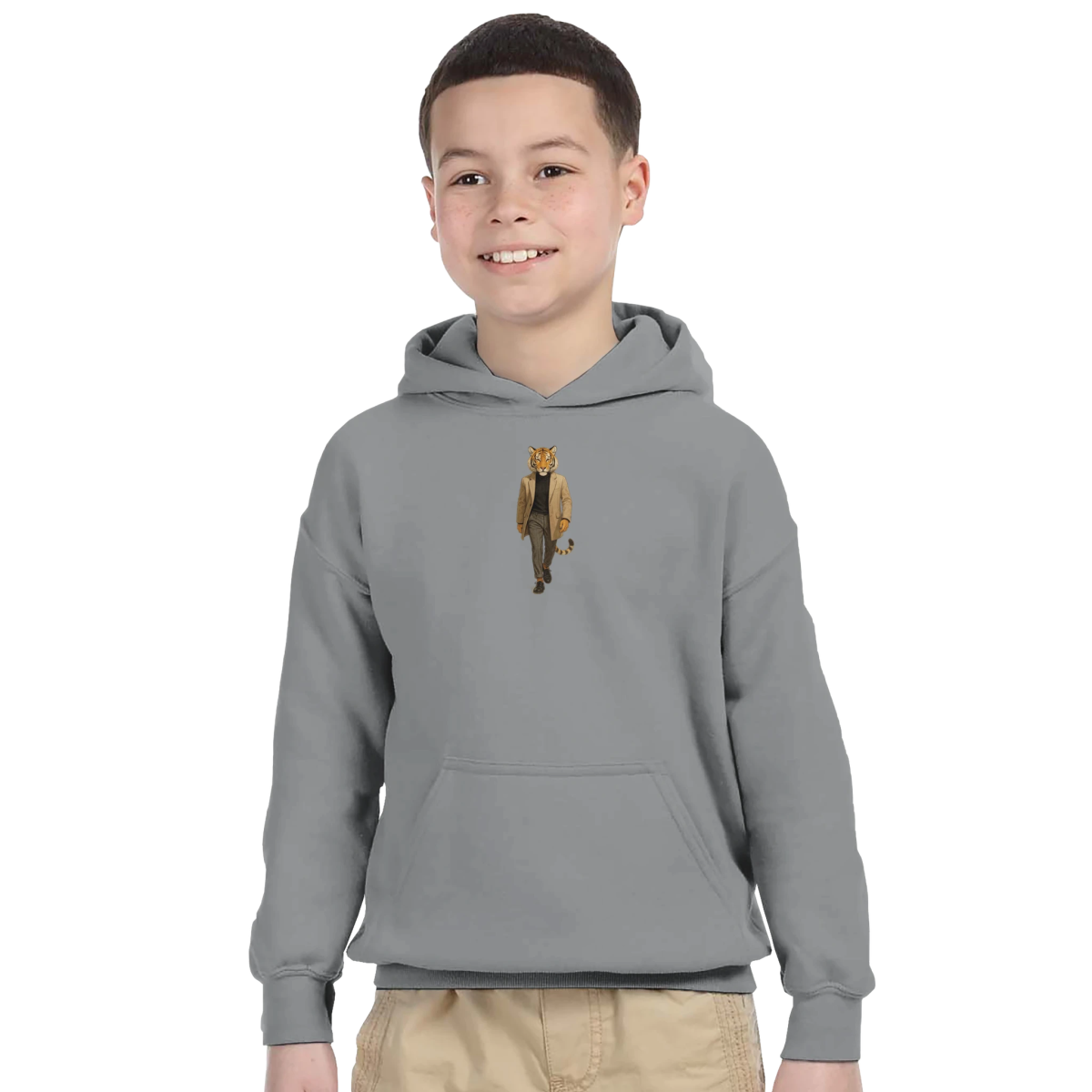 Dapper Tiger Kids Hoodie - ROMAG Store