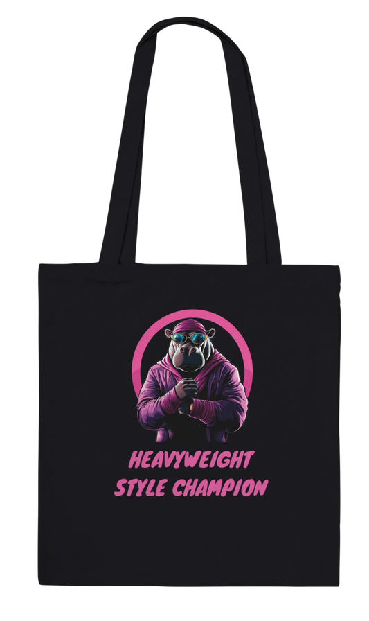 Heavyweight Style Champion Hippo Tote Bag - ROMAG Store