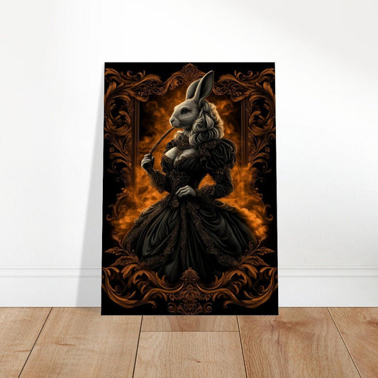 Elegant Rabbit in Ball Gown Canvas - ROMAG Store