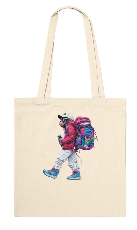 Vibrant Street Style Monkey Tote Bag - ROMAG Store