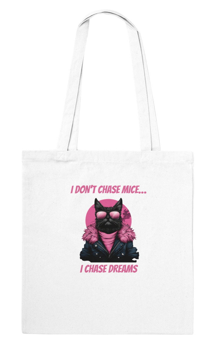 Retro Glam Cat Tote Bag - ROMAG Store
