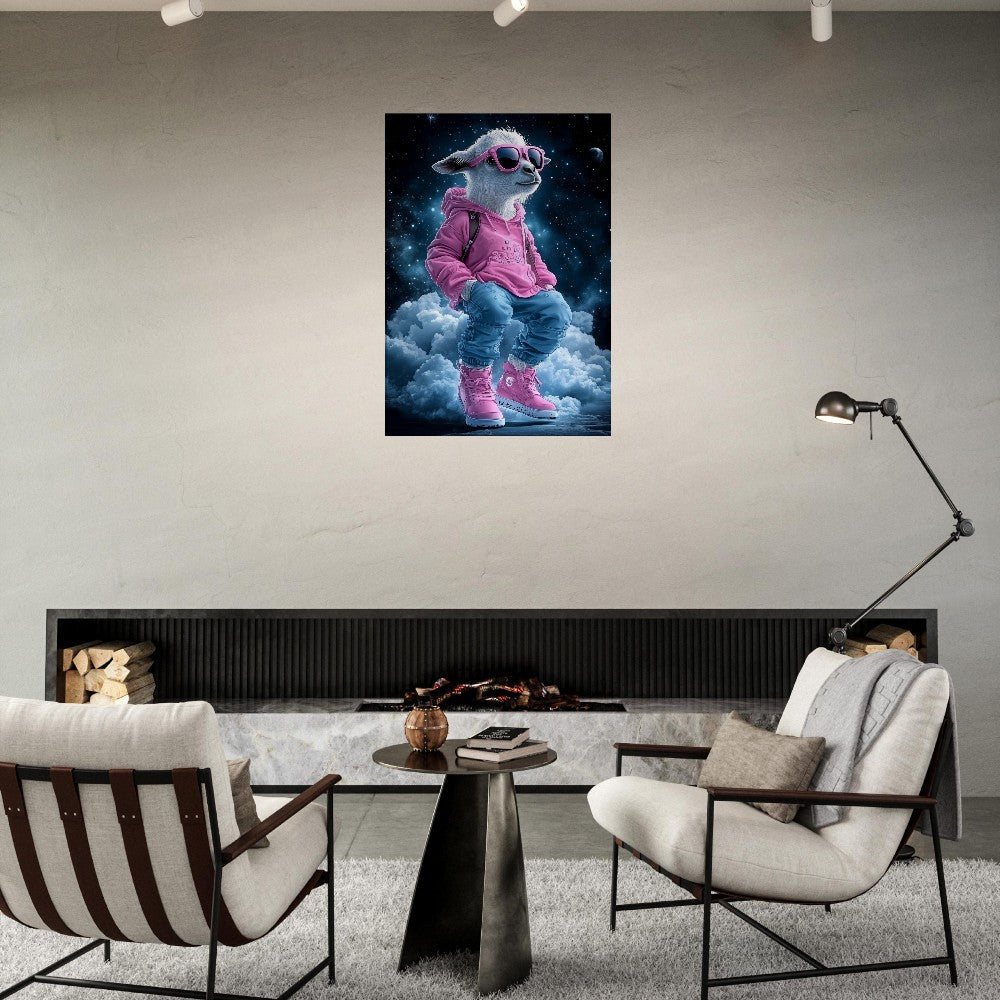 Cosmic Goat Canvas - ROMAG Store