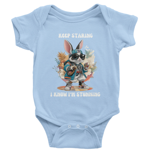 Cool Bunny Urban Baby Short Sleeve Bodysuit - ROMAG Store
