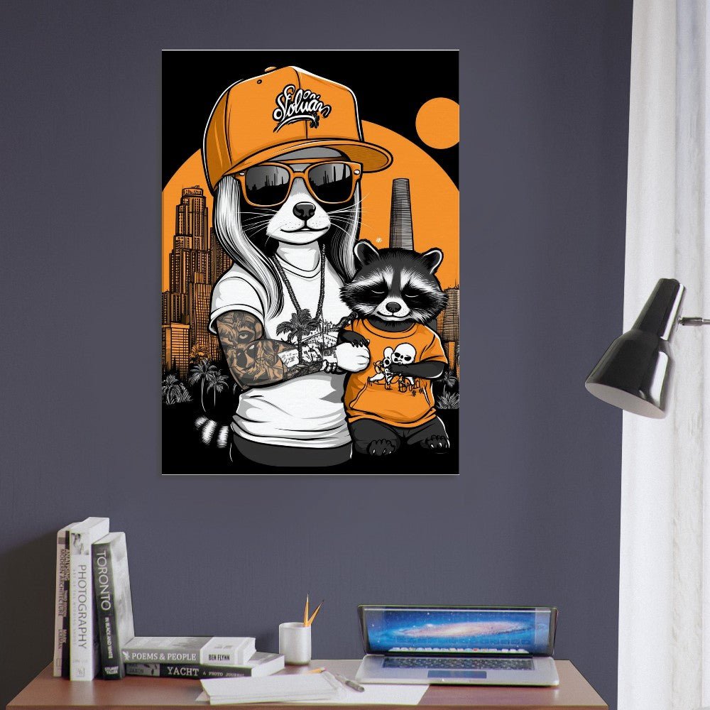 Urban Raccoon Street Style Canvas - ROMAG Store