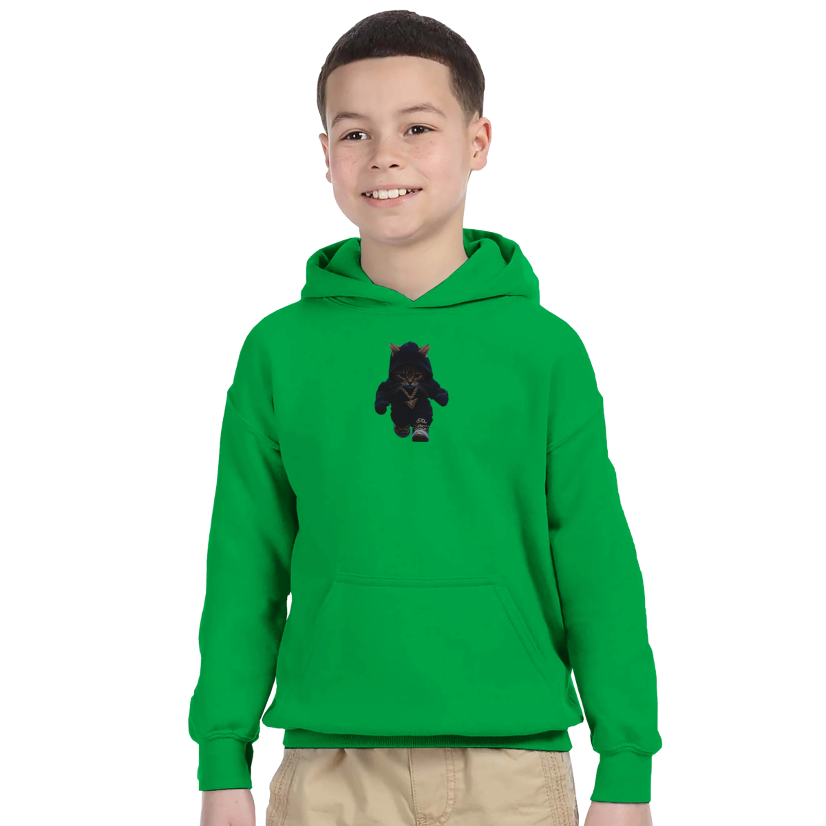 Cool Cat Street Style Kids Hoodie - ROMAG Store