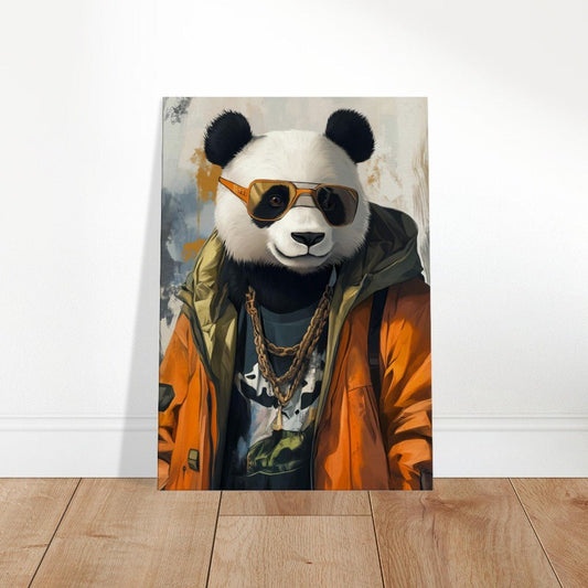 Cool Panda in Streetwear Canvas - ROMAG Store