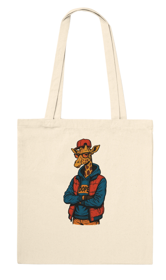Dope Giraffe Streetwear Tote Bag - ROMAG Store