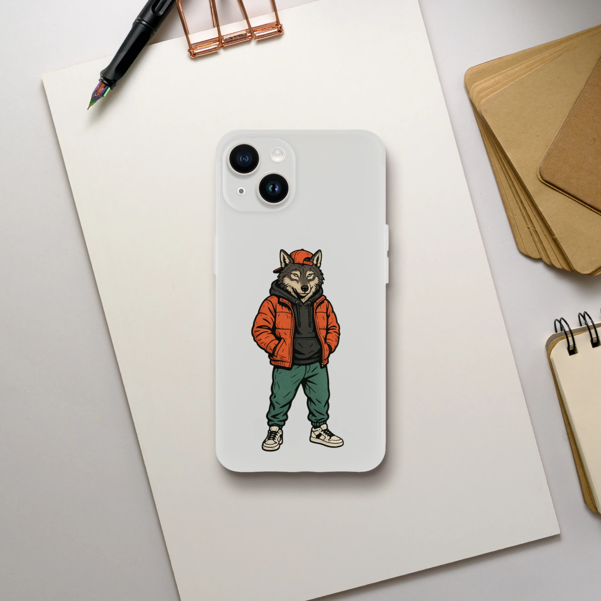 Urban Street Wolf iPhone Flexi Case - ROMAG Store