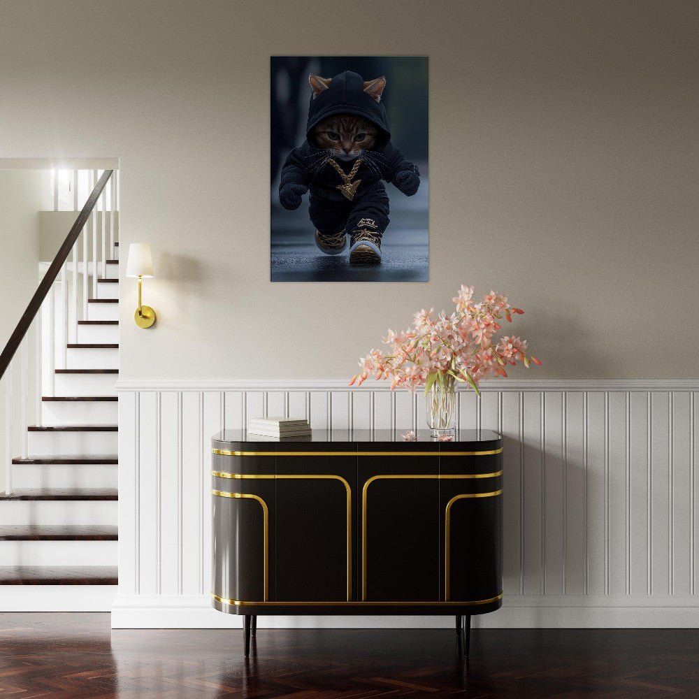 Urban Cat Canvas Art - ROMAG Store