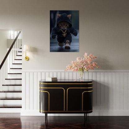 Urban Cat Canvas Art - ROMAG Store