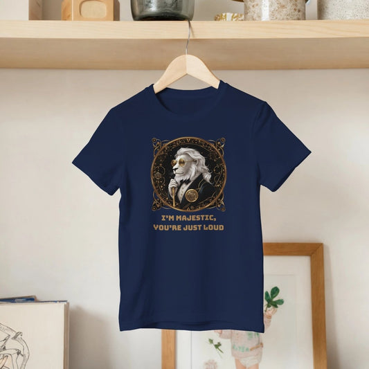 Majestic Steampunk Lion Kids T-Shirt - ROMAG Store