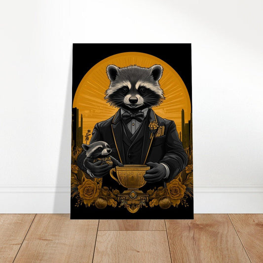 Luxury Raccoon Duo Canvas - ROMAG Store