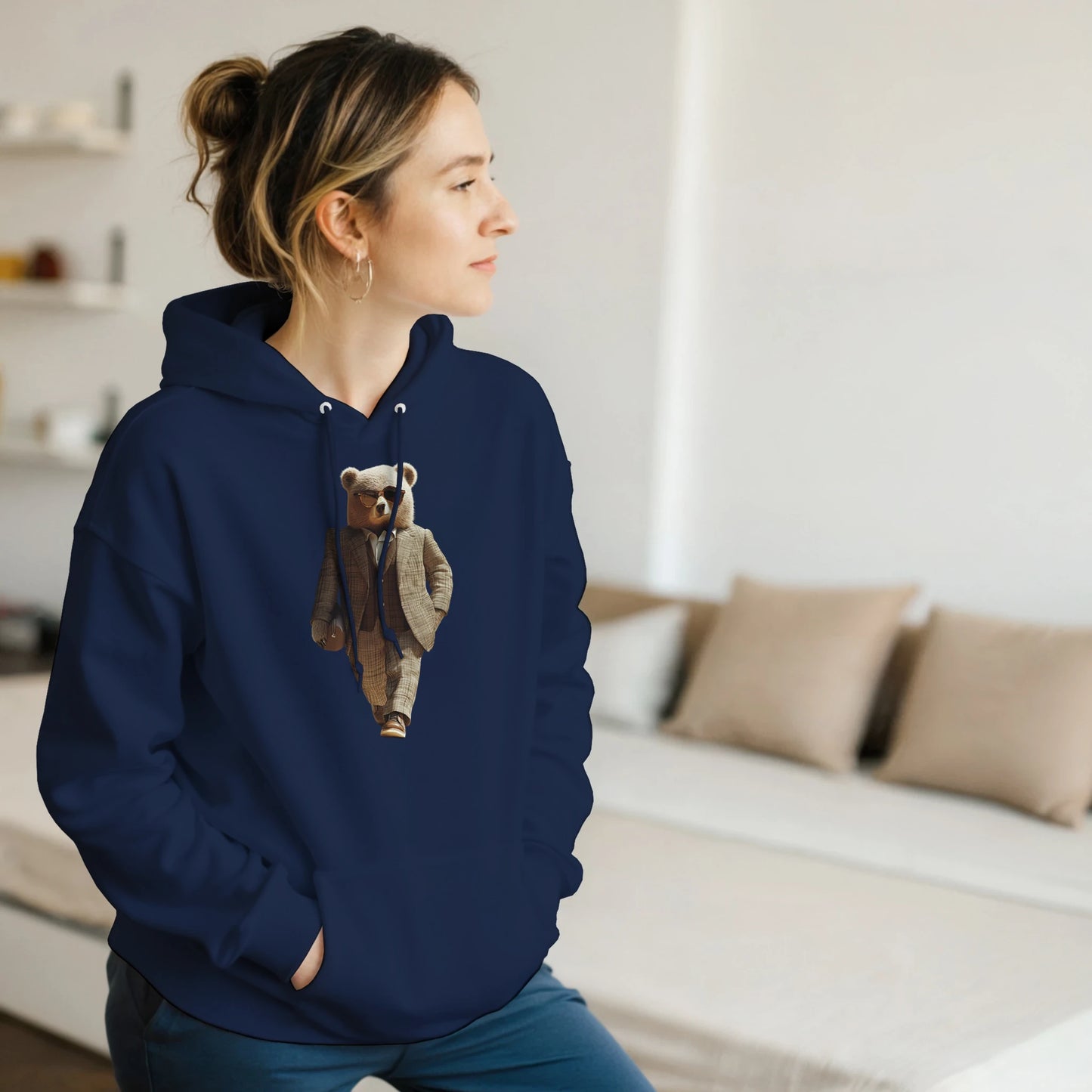 Dapper Bear Streetwear Hoodie - ROMAG Store
