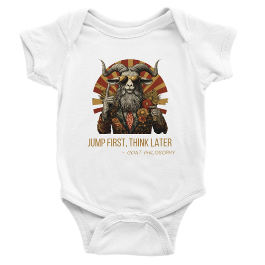 Goat Philosophy Baby Short Sleeve Bodysuit - ROMAG Store