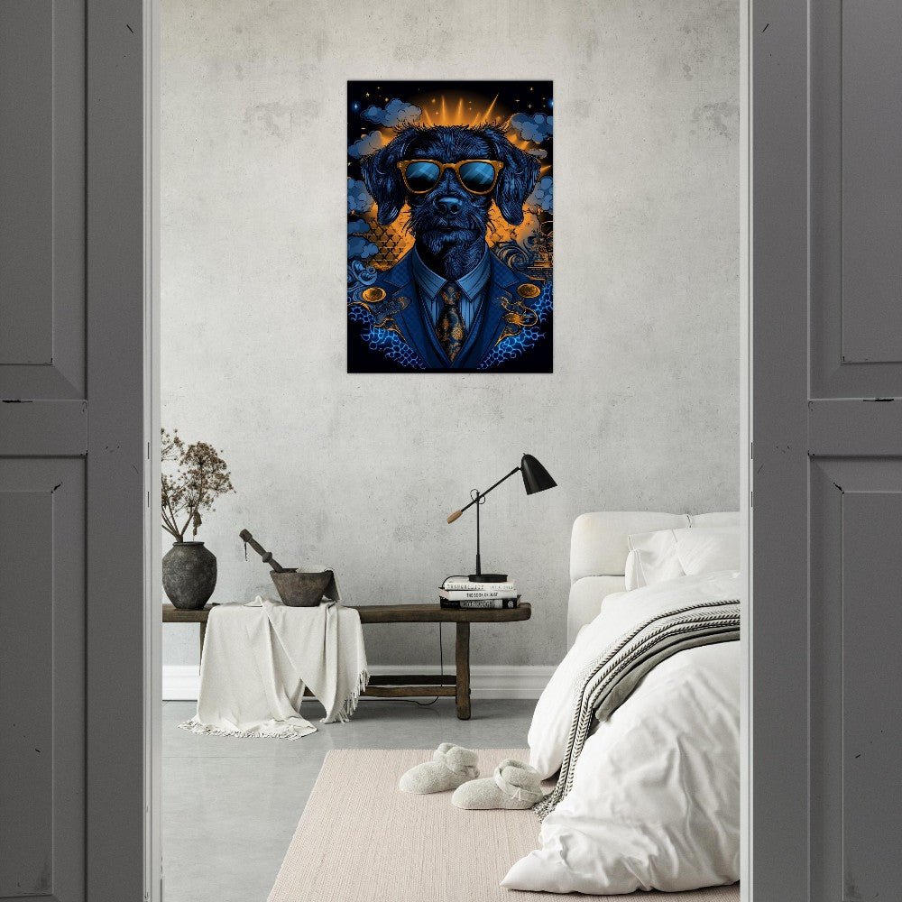 Dog Undercover Canvas Art - ROMAG Store