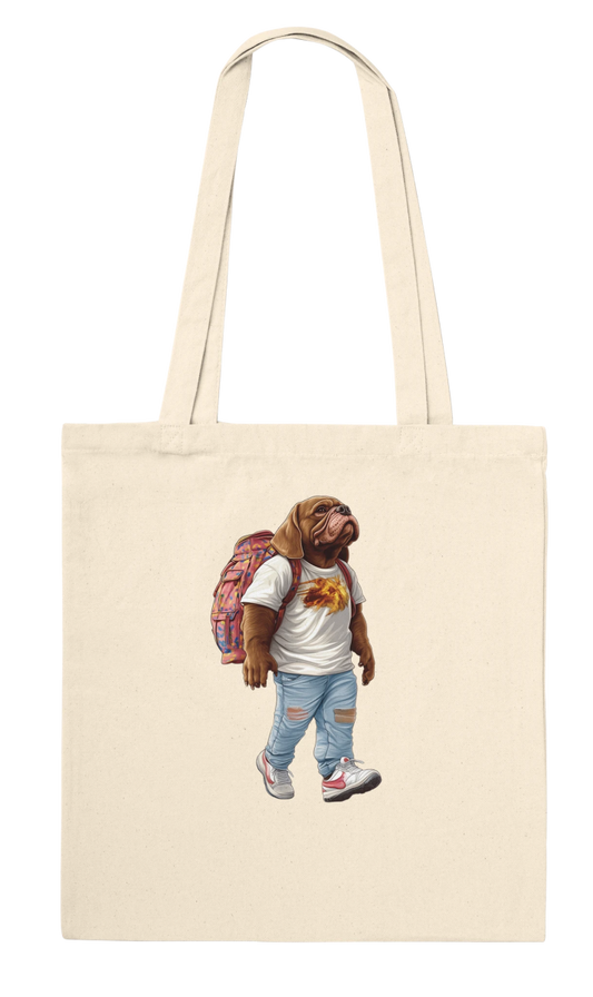 Cool Bulldog Streetwear Tote Bag - ROMAG Store
