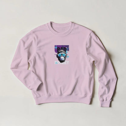 Bad Monkey Streetwear Sweatshirt – Cool Gorilla Graphic in 6 Colors & S - 3XL - ROMAG Store