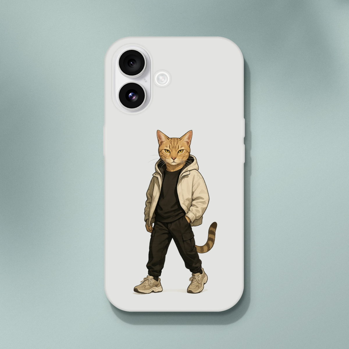 Cool Cat Streetwear iPhone Flexi Case - ROMAG Store