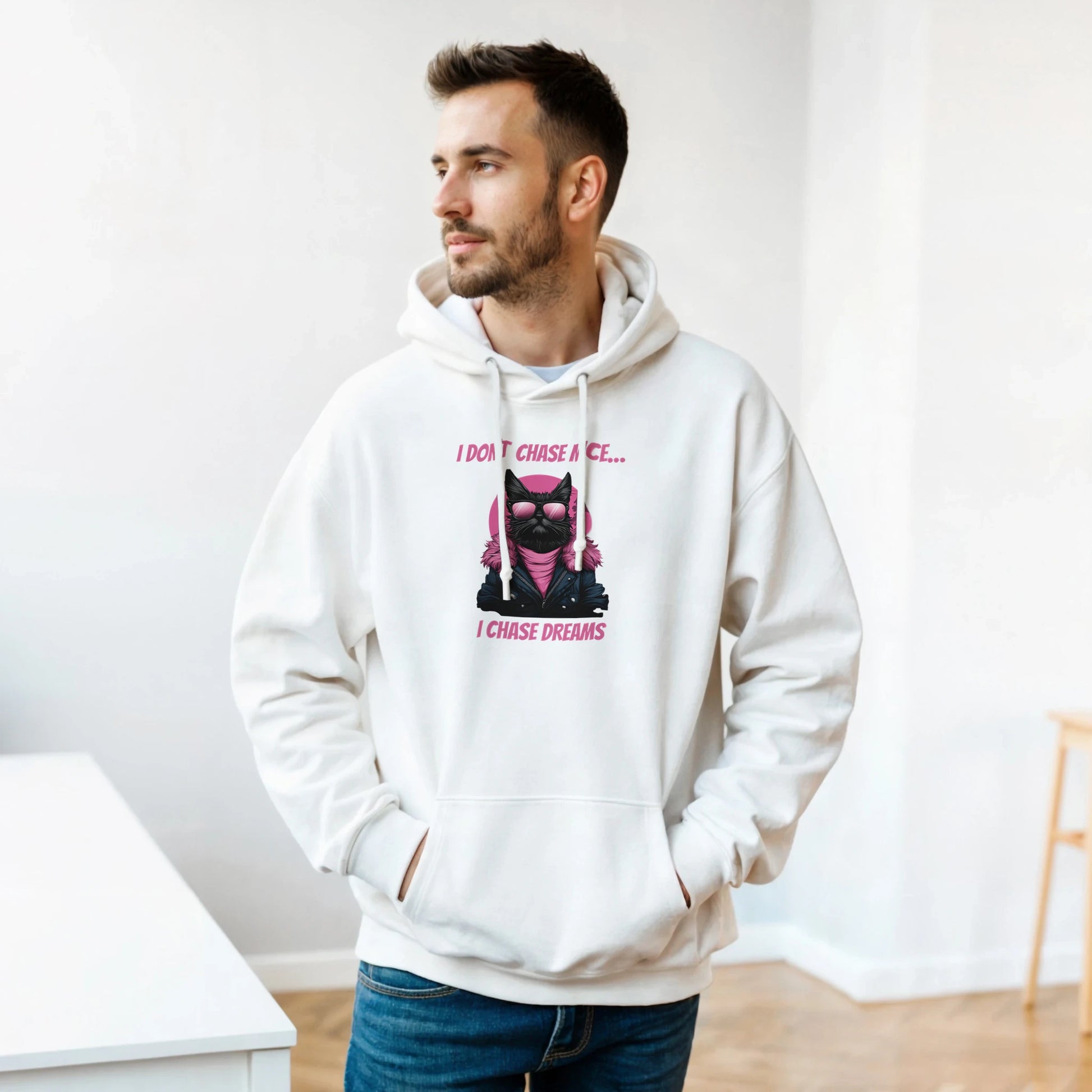 Retro - Cool Cat Dream Chaser Hoodie - ROMAG Store