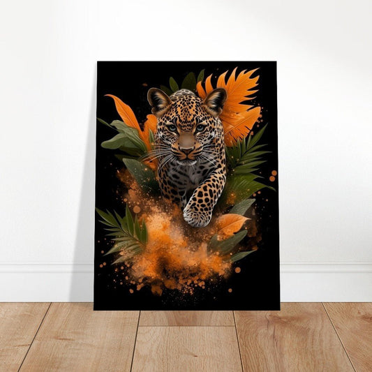 Leopard Jungle Canvas Art - ROMAG Store