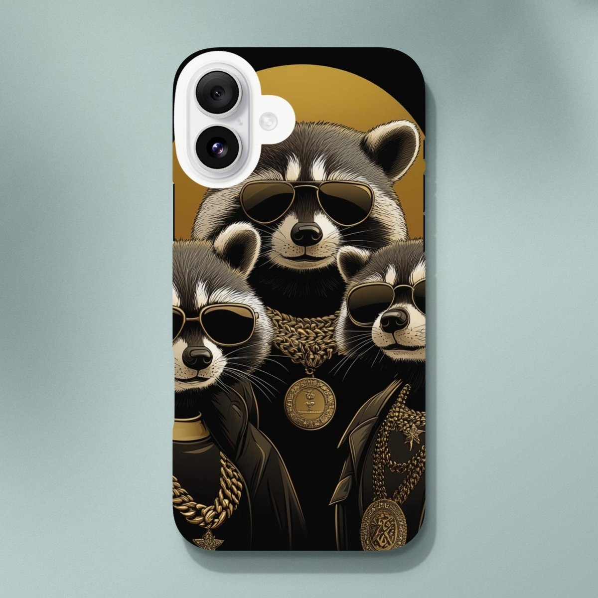 High Roller Raccoons iPhone Tough Case - ROMAG Store