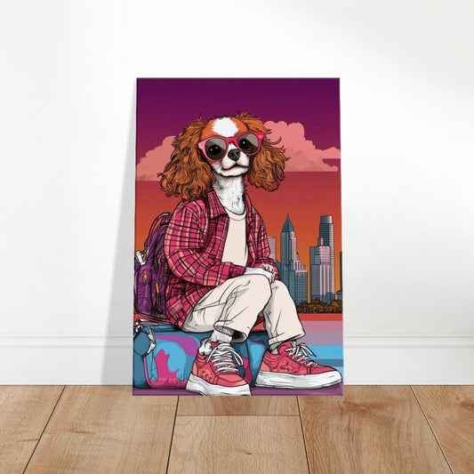 Chic Cavalier Traveler Canvas Art - ROMAG Store