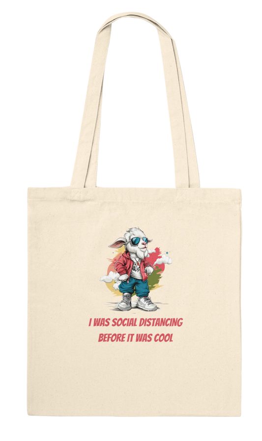Social Distancing Goat Swag Tote Bag - ROMAG Store