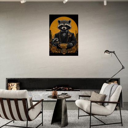 Luxury Raccoon Duo Canvas - ROMAG Store