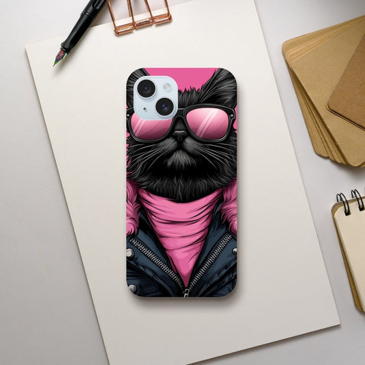 Punk Rock Kitty iPhone Tough Case - ROMAG Store