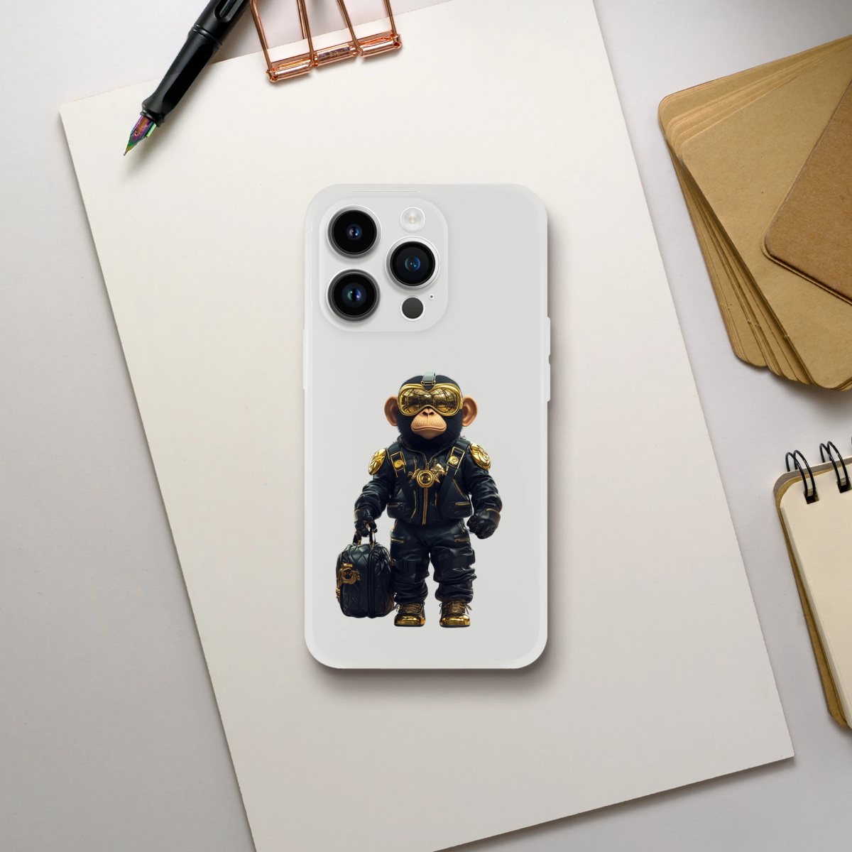Urban Streetwear Monkey iPhone Flexi Case - ROMAG Store