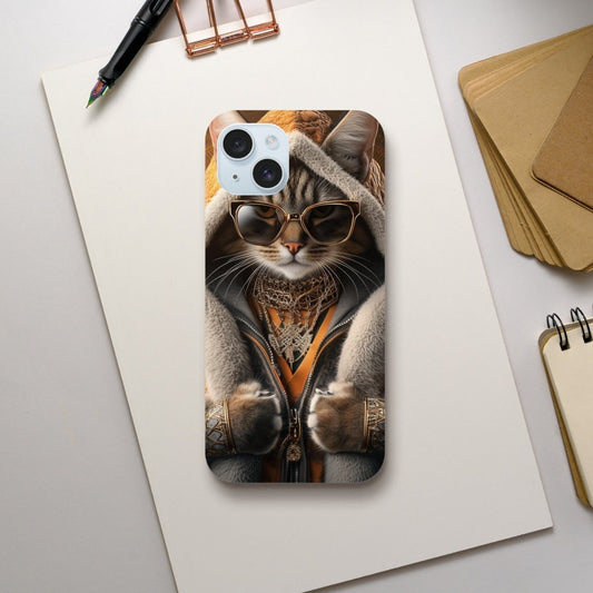 Sophisticated Lynx Cat 'Kingpin' iPhone Tough Case - ROMAG Store