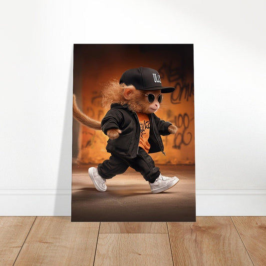 Urban Chic Monkey Canvas Art - ROMAG Store