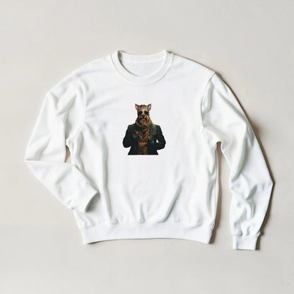 Dapper Dog Sweatshirt – Luxe Streetwear Graphic, In 6 Colors - ROMAG Store