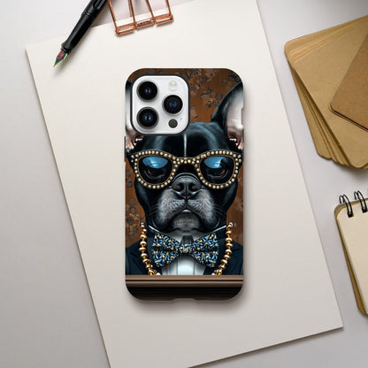Dapper French Bulldog iPhone Tough Case - ROMAG Store