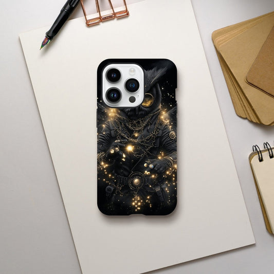 Mystic Owl Golden Goggles iPhone Tough Case - ROMAG Store
