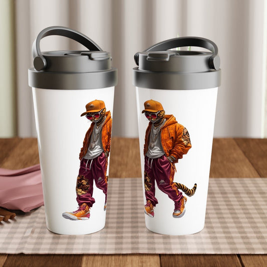 Safari Swag Tiger Stainless Steel Travel Mug - ROMAG Store