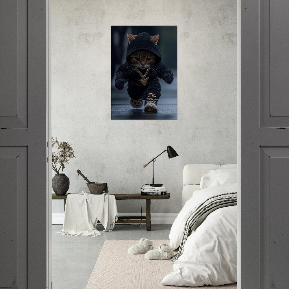 Urban Cat Canvas Art - ROMAG Store