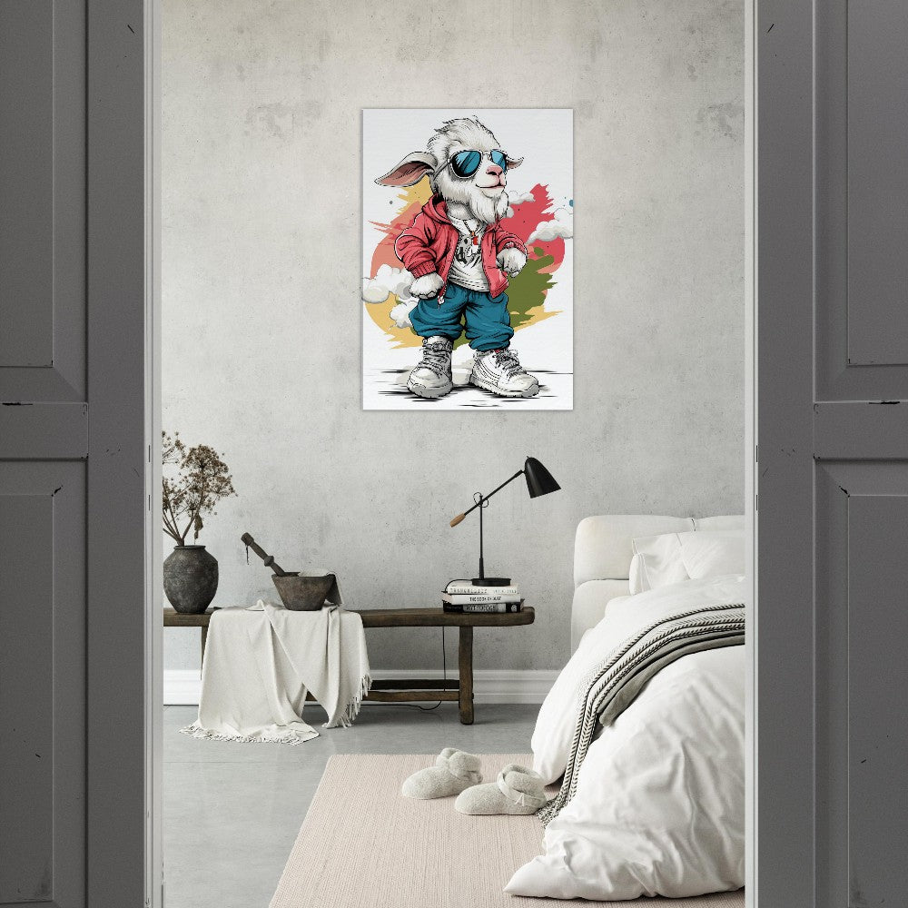 Urban Goat Swag Canvas Art - ROMAG Store