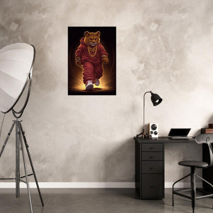 Lion Cub in Hoodie Canvas - ROMAG Store