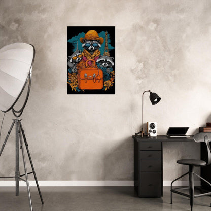 Raccoon Fashion Canvas - ROMAG Store