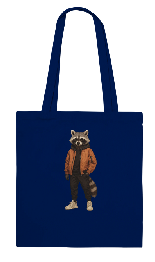 Raccoon Streetwear Chic Tote Bag - ROMAG Store