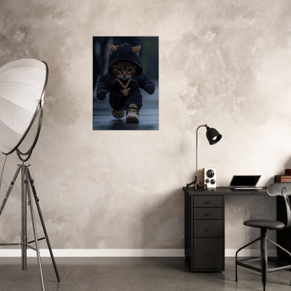 Urban Cat Canvas Art - ROMAG Store