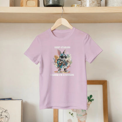 Confident Street Style Bunny Kids T-shirt - ROMAG Store