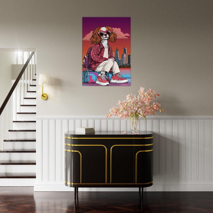 Chic Cavalier Traveler Canvas Art - ROMAG Store
