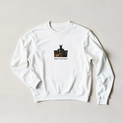 Don't Sit, Stay! Suave Canine Graphic Sweatshirt – Streetwear Lux in 6 Colors - ROMAG Store