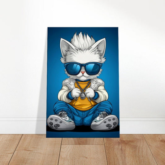 Cool Cat in Shades Canvas - ROMAG Store