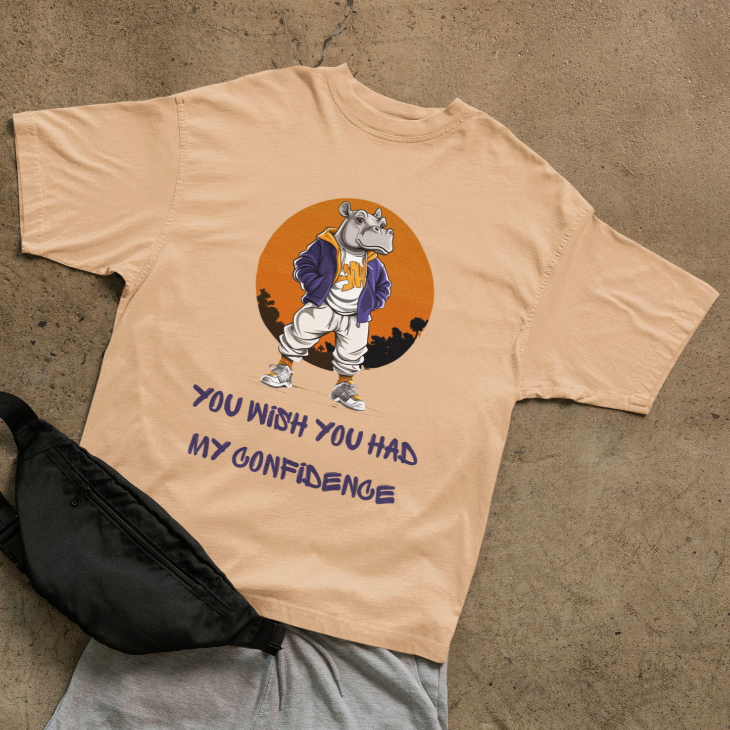 Hippo confidence T-shirt