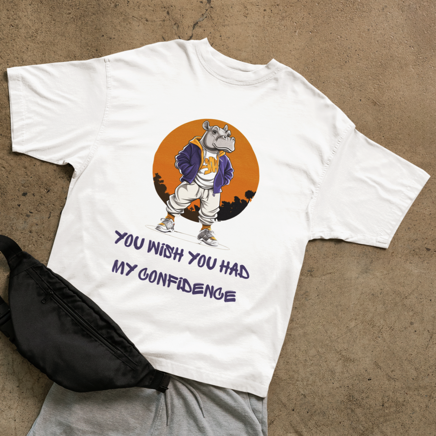 Hippo confidence T-shirt