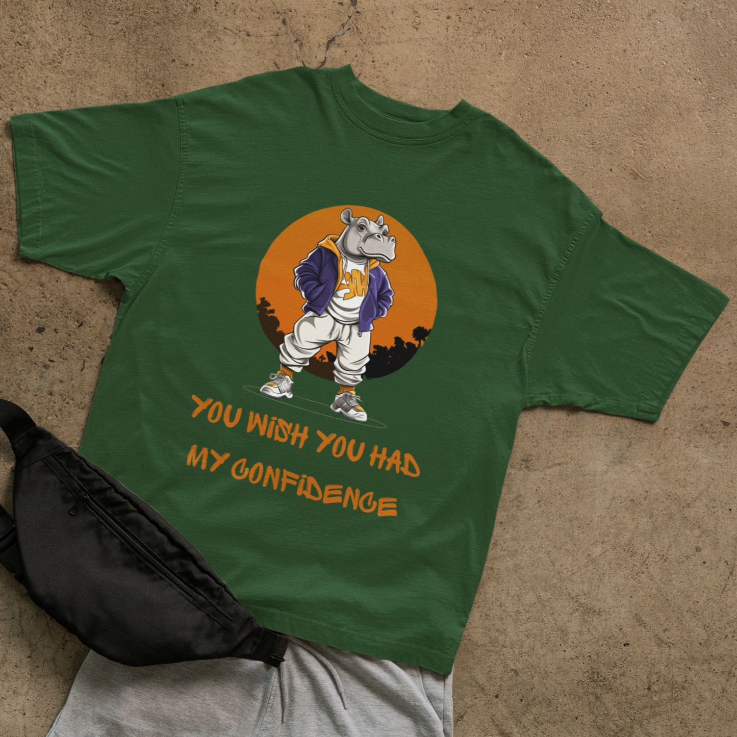 Hippo confidence T-shirt